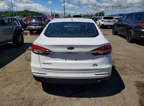 3FA6P0T91LR235937 2020 FORD FUSION White უკანა ხედი
