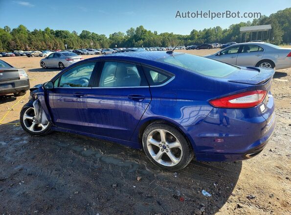 3FA6P0T92GR212611 2016 FORD FUSION Синий Задняя левая четверть