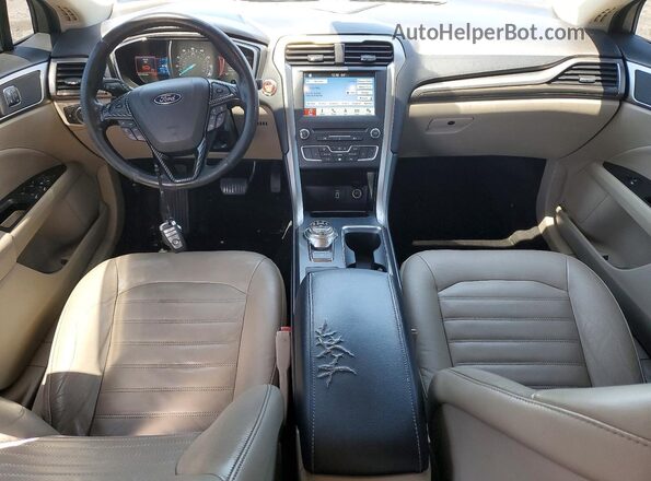 3FA6P0T92HR219477 2017 FORD FUSION Charcoal Вид панелі приладів