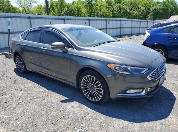 3FA6P0T92HR219477 2017 FORD FUSION Charcoal Передня права чверть