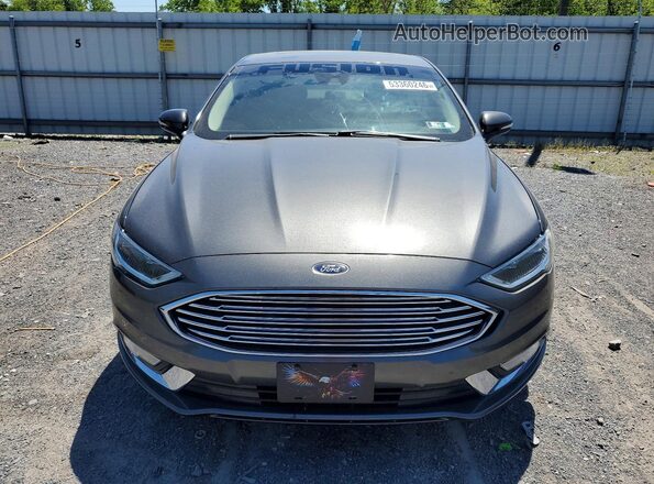 3FA6P0T92HR219477 2017 FORD FUSION Charcoal Вид спереду