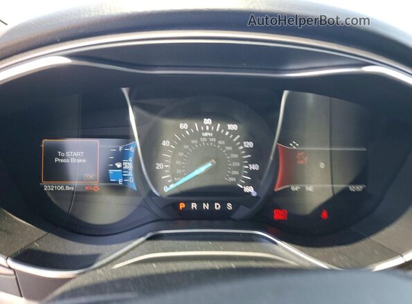 3FA6P0T92HR219477 2017 FORD FUSION Charcoal Вид щитка приладів