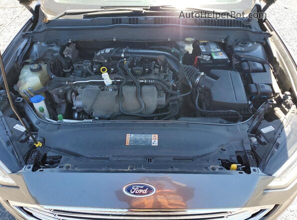 3FA6P0T92HR219477 2017 FORD FUSION Charcoal Вид задньої частини салону