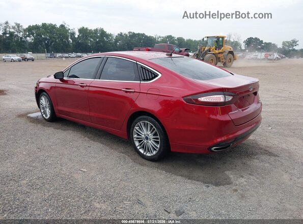 3FA6P0T93GR242958 2016 FORD FUSION Red Trasero izquierdo
