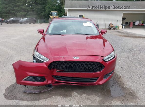 3FA6P0T93GR242958 2016 FORD FUSION Red Vista del cuadro de instrumentos