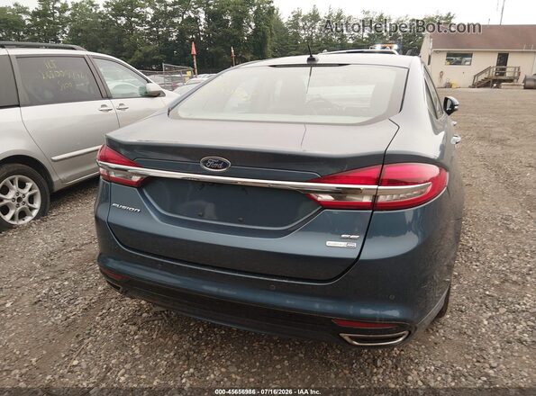 3FA6P0T94JR171406 2018 FORD FUSION Blue 