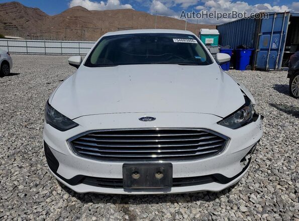 3FA6P0T94LR199385 2020 FORD FUSION Белый Вид спереди