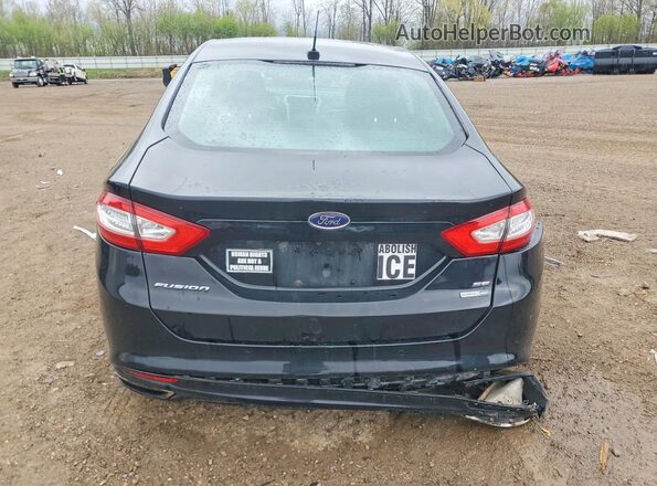 3FA6P0T95GR223649 2016 FORD FUSION Black Vista trasera