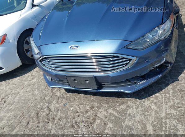 3FA6P0T95JR135076 2018 FORD FUSION Blue Սարքավորումների վահանակի տեսք