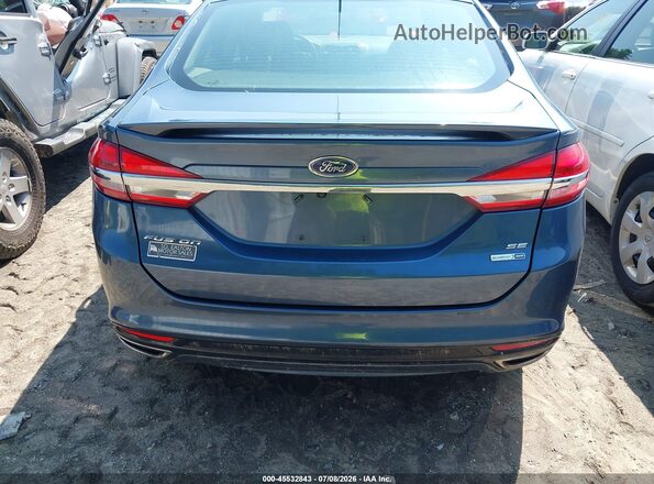 3FA6P0T95JR135076 2018 FORD FUSION Blue 