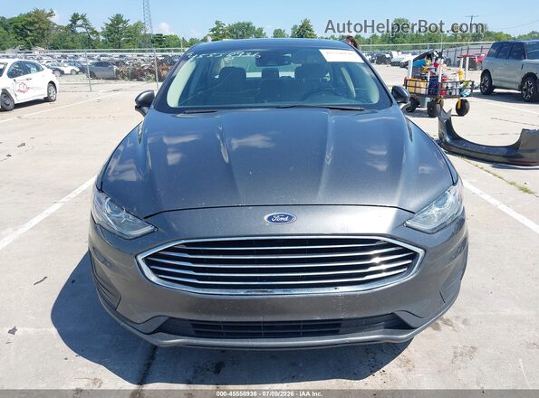 3FA6P0T95LR236671 2020 FORD FUSION Серый Вид задней части салона