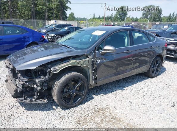 3FA6P0T96GR341807 2016 FORD FUSION Серый Вид спереди