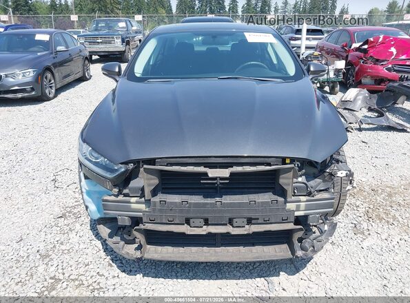 3FA6P0T96GR341807 2016 FORD FUSION Серый Вид задней части салона
