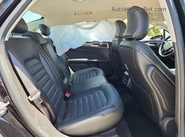 3FA6P0T97GR232143 2016 FORD FUSION Black Հետևի նստատեղերի տեսք