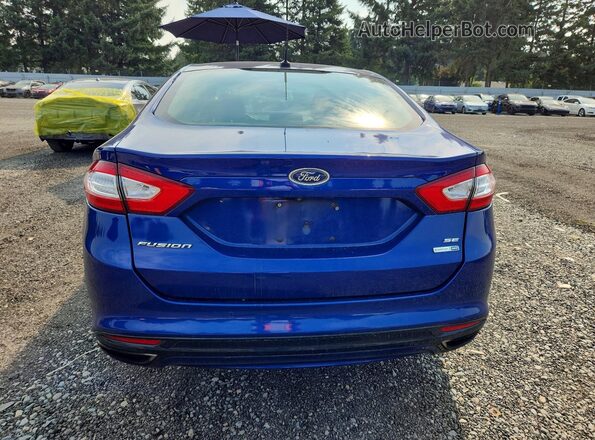 3FA6P0T97GR367008 2016 FORD FUSION Blue უკანა ხედი