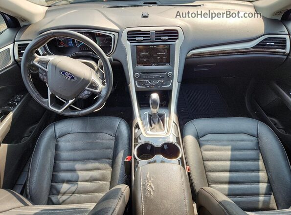 3FA6P0T97GR367008 2016 FORD FUSION Blue წინა პანელის ხედი