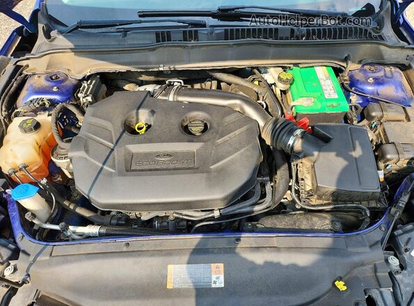 3FA6P0T97GR367008 2016 FORD FUSION Blue უკანა სალონის ხედი