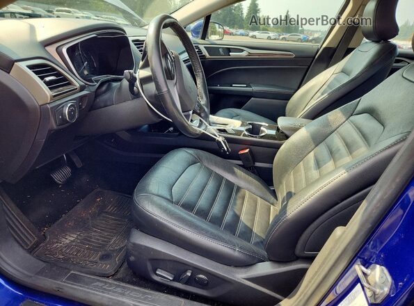 3FA6P0T97GR367008 2016 FORD FUSION Blue წინა სალონის ხედი