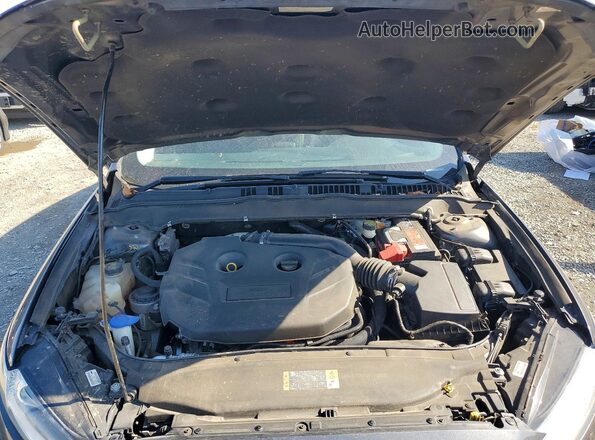 3FA6P0T97GR387159 2016 FORD FUSION Серый Вид задней части салона