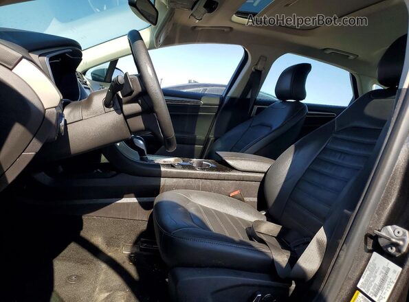 3FA6P0T97GR387159 2016 FORD FUSION Серый Вид салона спереди