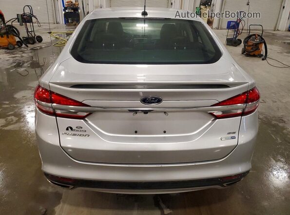 3FA6P0T97JR191651 2018 FORD FUSION Silver Հետևի տեսք