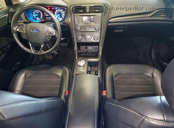 3FA6P0T97JR191651 2018 FORD FUSION Silver Առջևի վահանակի տեսք