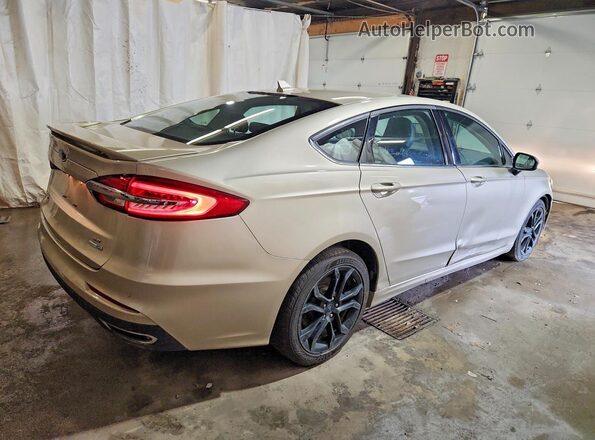 3FA6P0T97KR145125 2019 FORD FUSION Cream Հետևի աջ