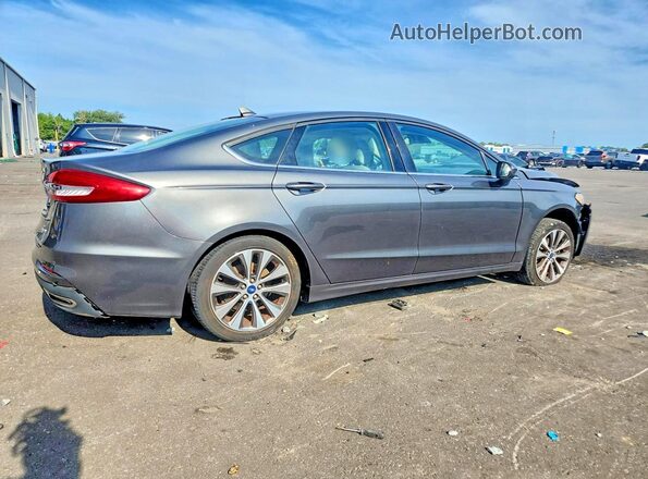 3FA6P0T97KR260419 2019 FORD FUSION Gray Trasero derecho