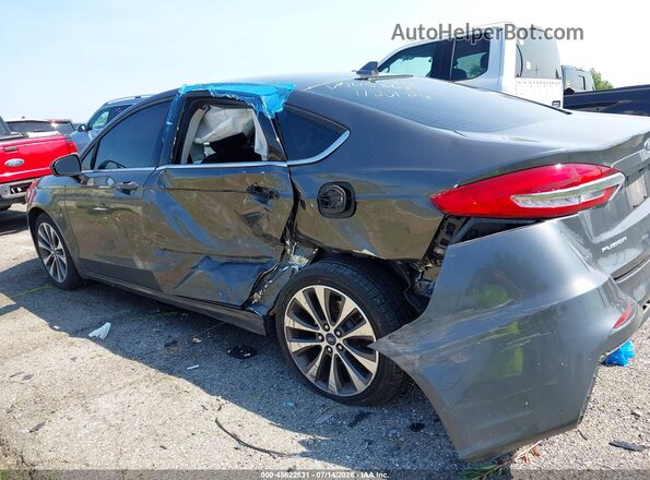 3FA6P0T97LR145868 2020 FORD FUSION Серый Вид спереди