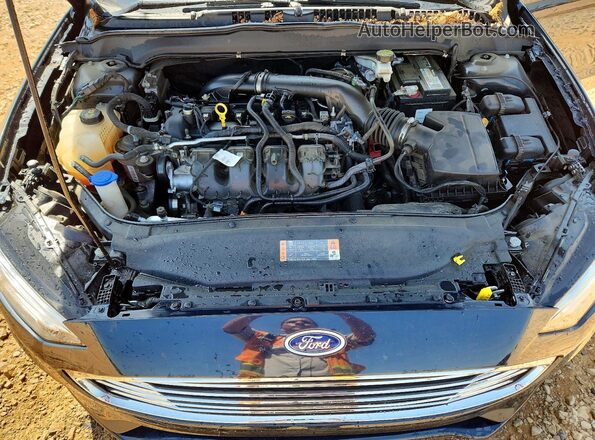 3FA6P0T97LR146986 2020 FORD FUSION Blue უკანა სალონის ხედი