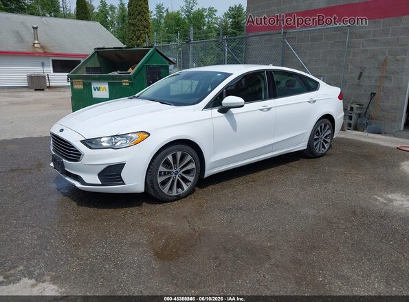 3FA6P0T97LR224313 2020 FORD FUSION Белый Передняя левая четверть