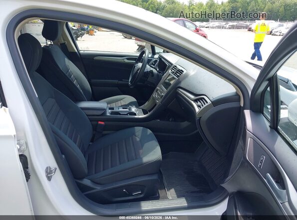 3FA6P0T97LR224313 2020 FORD FUSION Белый Вид салона спереди