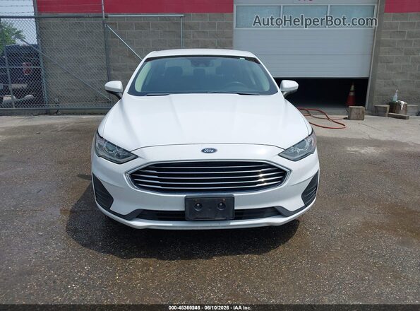 3FA6P0T97LR224313 2020 FORD FUSION Белый Вид щитка приборов