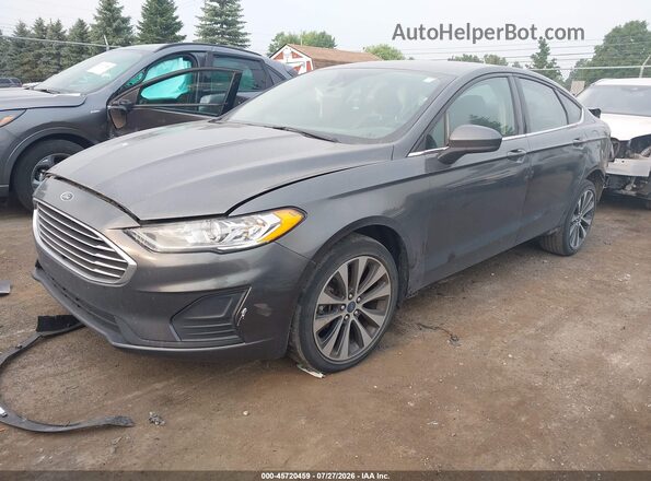3FA6P0T97LR251964 2020 FORD FUSION Gray Առջևի ձախ երեք քառորդ տեսարան