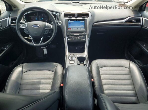 3FA6P0T98HR101658 2017 FORD FUSION Black წინა პანელის ხედი