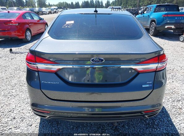 3FA6P0T98HR351112 2017 FORD FUSION Gray 