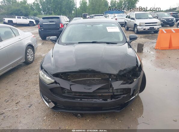 3FA6P0T98JR173966 2018 FORD FUSION Черный Вид задней части салона