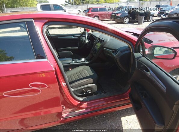 3FA6P0T98LR267459 2020 FORD FUSION Burgundy Vista interior delantera