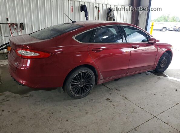 3FA6P0T99GR309854 2016 FORD FUSION Red Задня права чверть