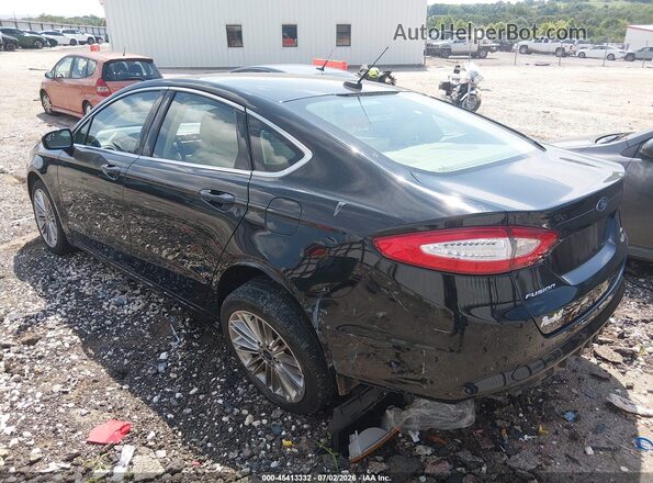 3FA6P0T99GR363185 2016 FORD FUSION Черный Задняя левая четверть