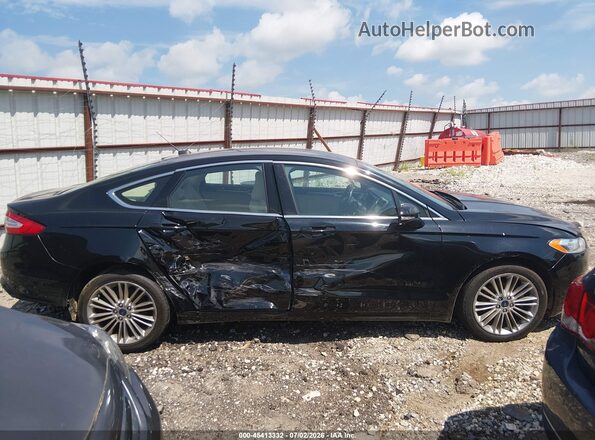 3FA6P0T99GR363185 2016 FORD FUSION Черный Вид задней части салона