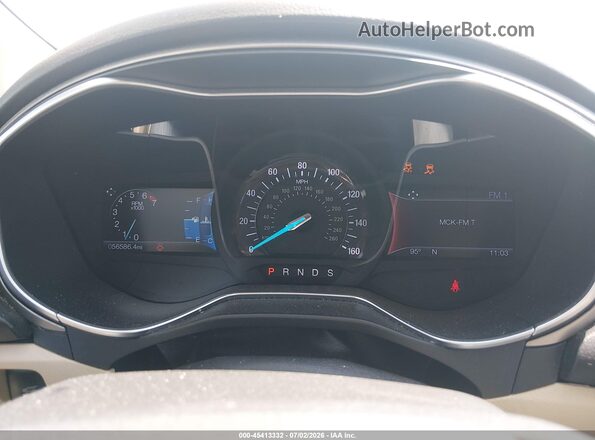 3FA6P0T99GR363185 2016 FORD FUSION Черный Вид задних сидений