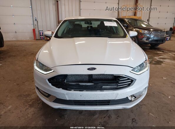 3FA6P0T99HR171864 2017 FORD FUSION White Instrument cluster view