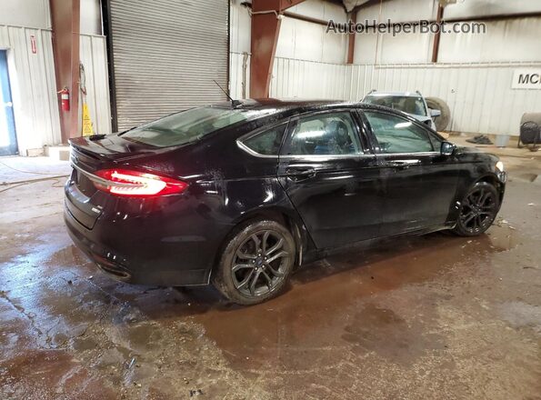 3FA6P0T99JR121990 2018 FORD FUSION Black უკანა მარჯვენა