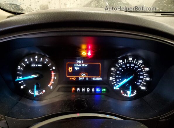 3FA6P0T99JR121990 2018 FORD FUSION Black ხელსაწყოთა პანელის ხედი