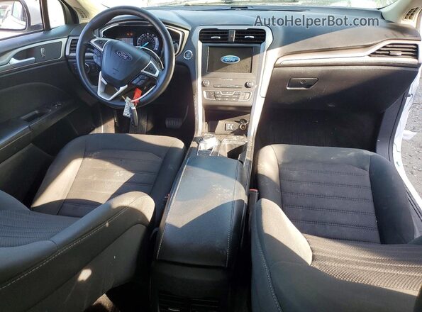 3FA6P0T99LR114721 2020 FORD FUSION White Widok deski rozdzielczej