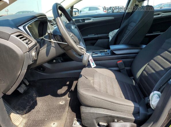 3FA6P0T99LR198443 2020 FORD FUSION Blue Вид салону спереду