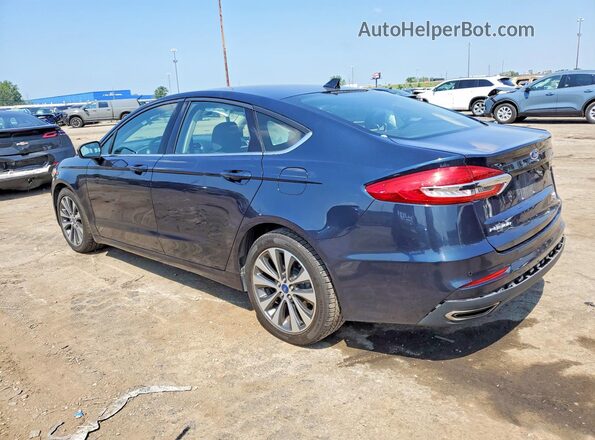 3FA6P0T99LR198443 2020 FORD FUSION Blue Задня ліва чверть