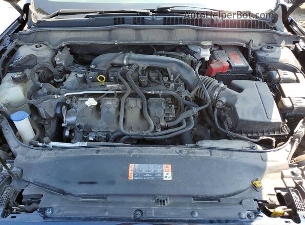 3FA6P0T99LR198443 2020 FORD FUSION Blue Вид задньої частини салону