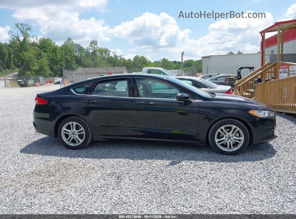 3FA6P0UU0JR212732 2018 FORD FUSION HYBRID Black Սալոնի հետևի տեսք